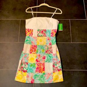 Lily Pulitzer strapless dress NWT size 8